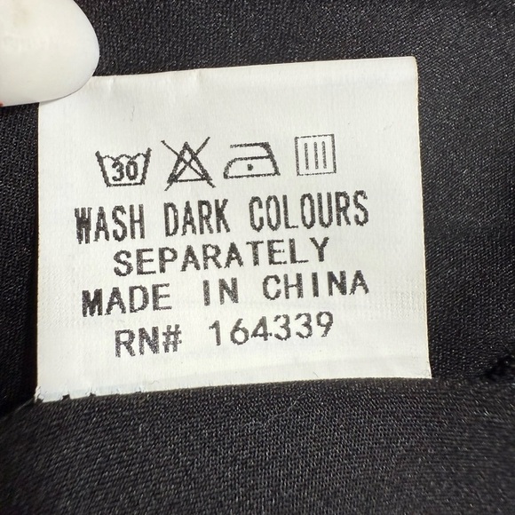 Petal + Pup Women's Black Eloise Pleated Balloon Sleeve Handkerchief Hem Sz 12 - Picture 11 of 12